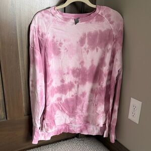 Sweaty Betty Pink Tie-Dye Top